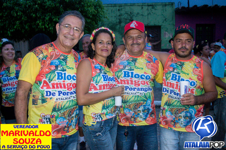 Bloco Amigos de Porangaba 2018 - Organização vereador Marivaldo Souza