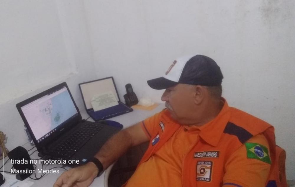 Secretário de Defesa Civil Massilon Mendes. 