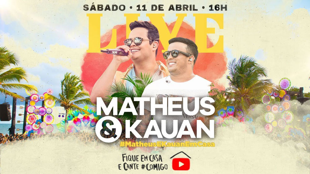 “Live” de Matheus & Kauan. 