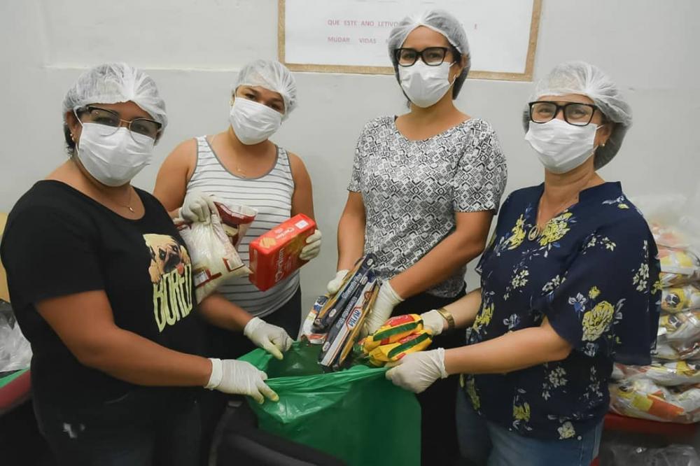 Entrega de kits alimentares começa a partir desta quinta-feira (16).