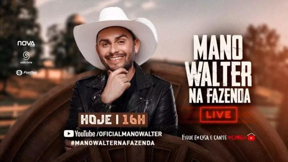 Live do Mano Walter. Foto: YoutTube