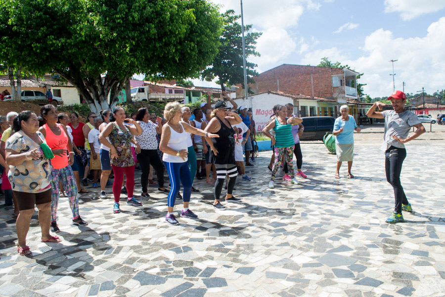 Aulão de Fitness para a terceira idade.