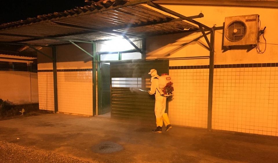 Ação de Desinfecção Sanitária no Hospital João Lyra Filho.