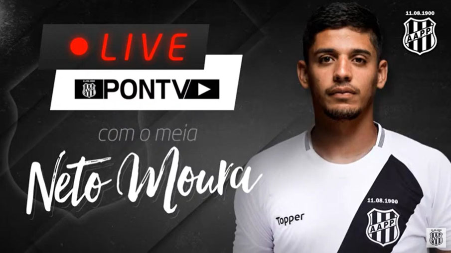 Neto Moura é o novo reforço da Ponte Preta.