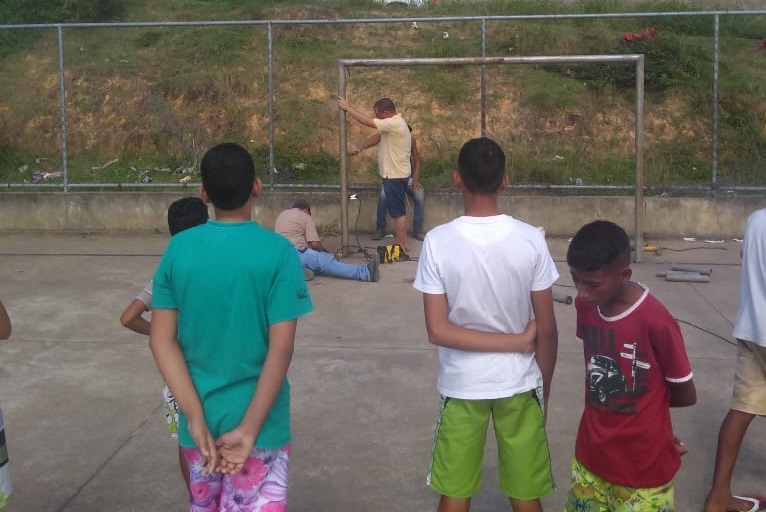 Melhorias nas Quadras de Esportes do Maria de Nazaré