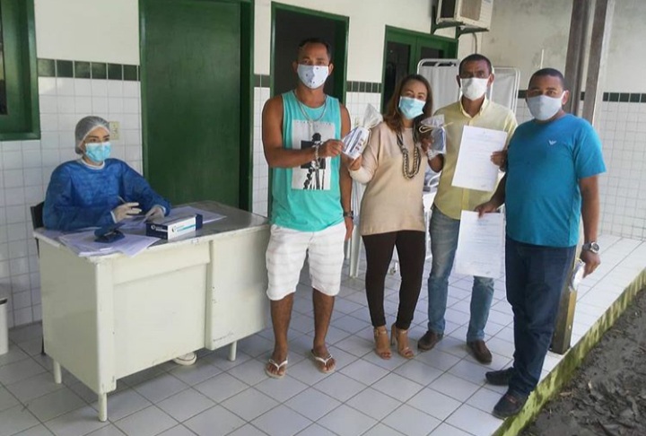 Secretária Rosângela Maria acompanhou a ação. 
