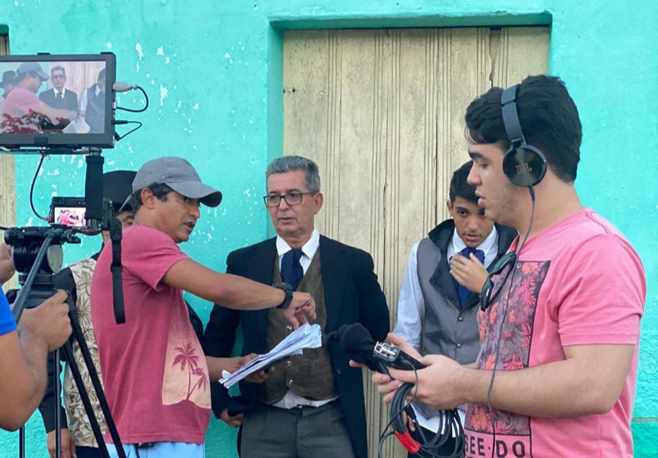 Gravações do filme Zumbi Quilombo dos Palmares.
