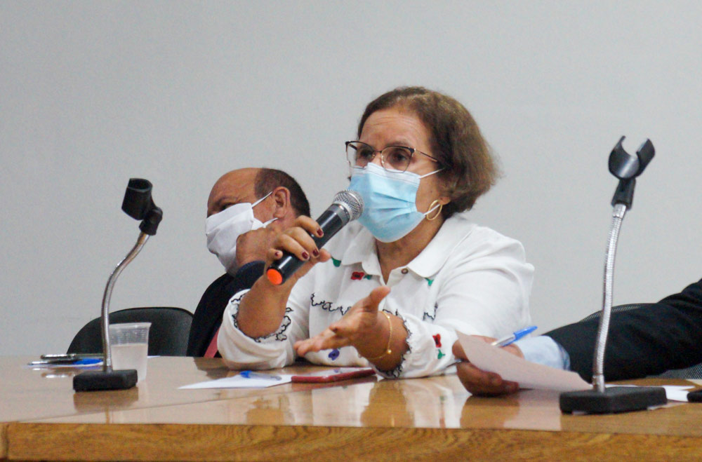 Vereadora Maria da Comesa.