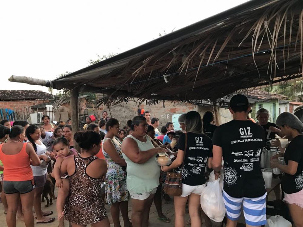 Ação Solidária no Muitrão do Povoado Jenipapeiro