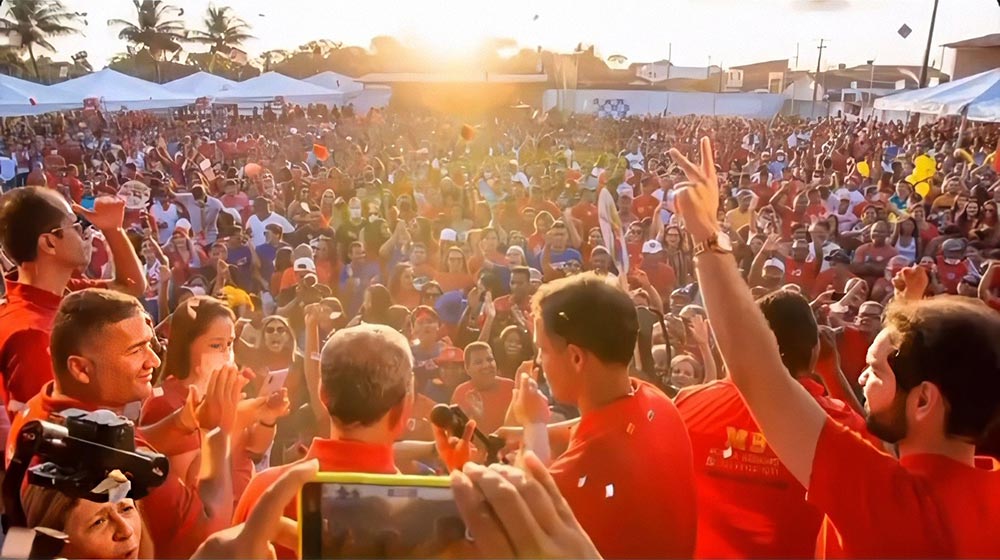 Chico Vigário e Maria da Comesa iniciam campanha com forte apoio da população.