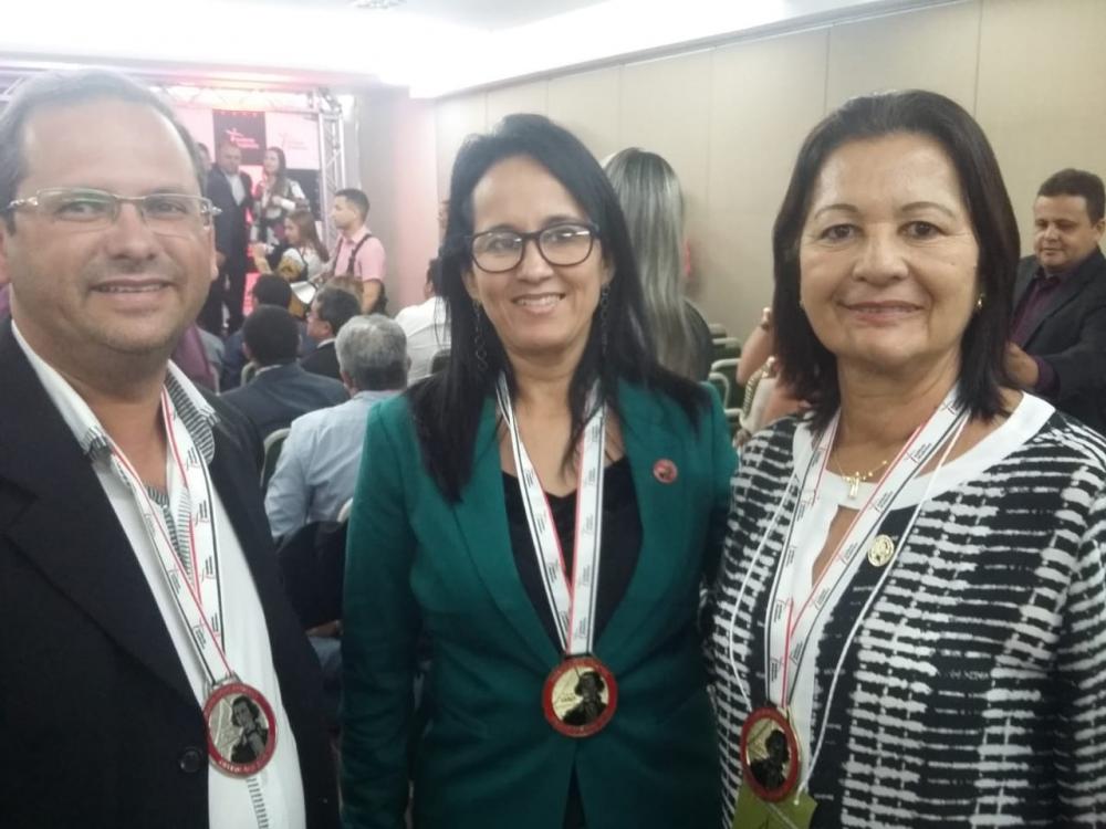 Vereadores homenageados