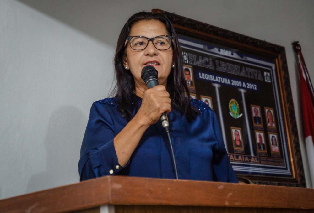 Vereadora Neide Miranda.