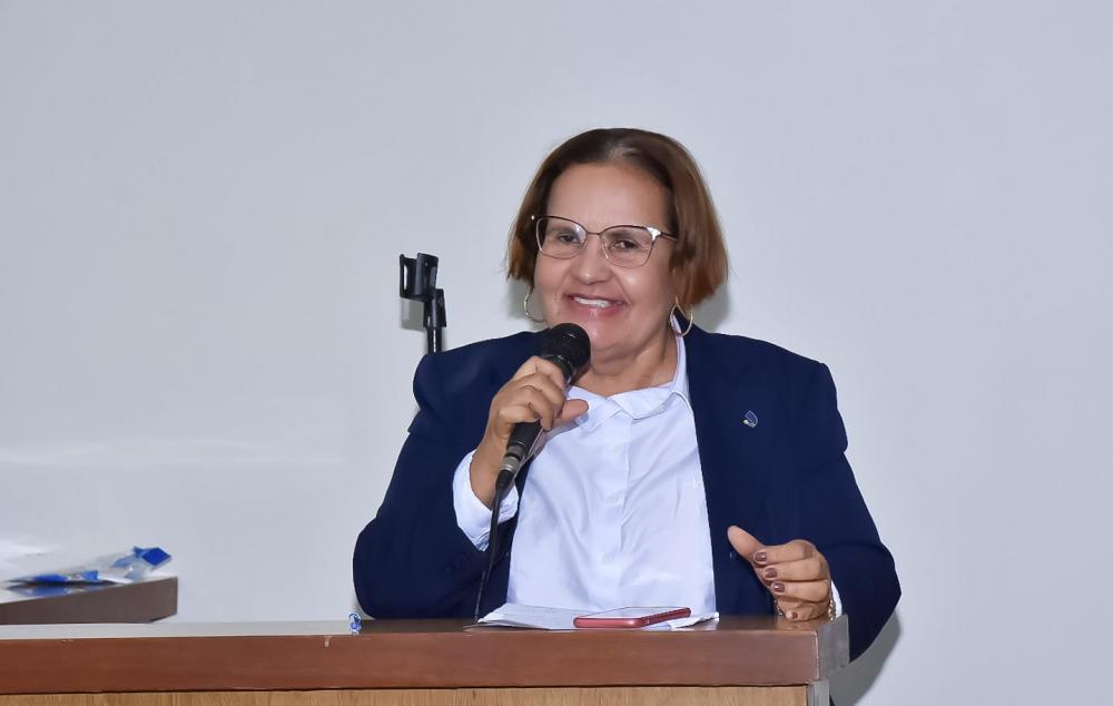 Vereadora Maria da Comesa. Foto: Alberto Vicente.