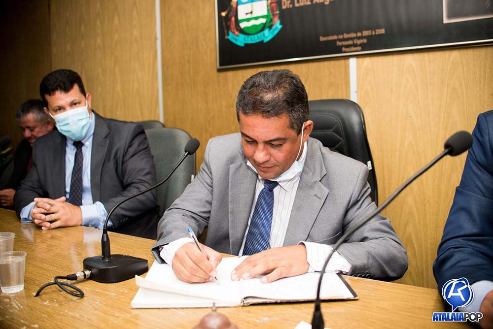 Vereador Cicinho (PSC), novo presidente da Câmara Municipal de Atalaia.