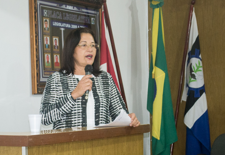 Vereadora Neide Miranda.