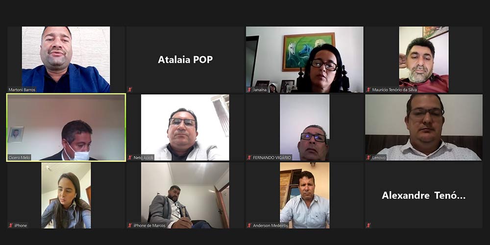Sessão foi realizada de forma virtual, como medida de prevenção ao covid-19.