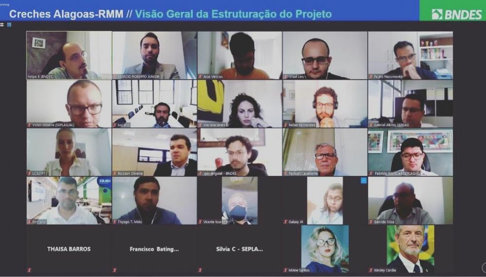 Reunião foi realizada de forma virtual.