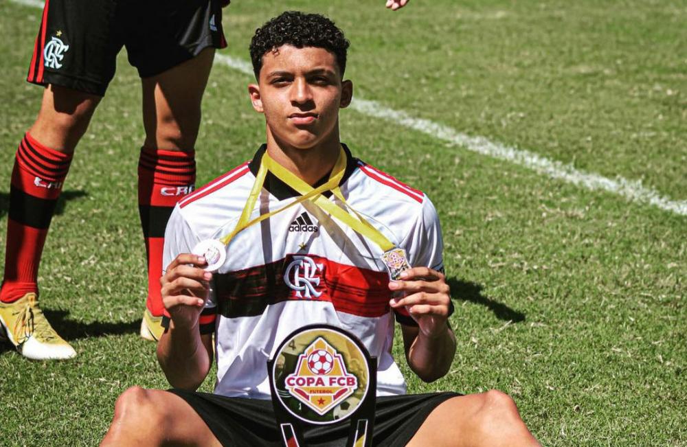 Riquelmy conquista seu primeiro título com o Flamengo. 