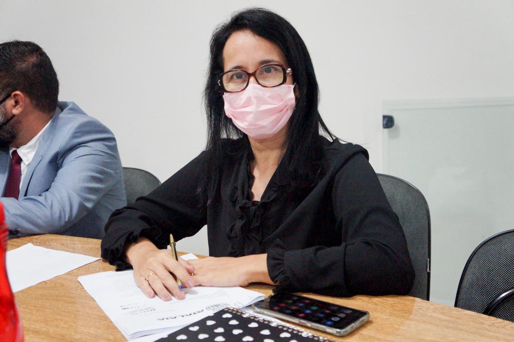 Vereadora Janaína do Cal (MDB).