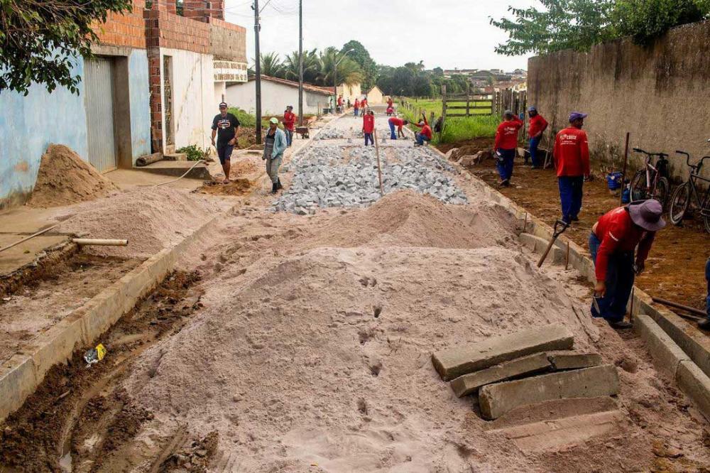Obras do Minha Cidade Linda estão em ritmo acelerado no município de Atalaia.