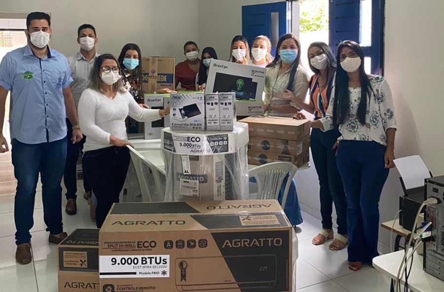 Novos equipamentos destinados para a Secretaria Municipal de Assistência Social.