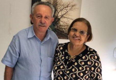 Senador Biu de Lira e Vereadora Maria da Comesa.