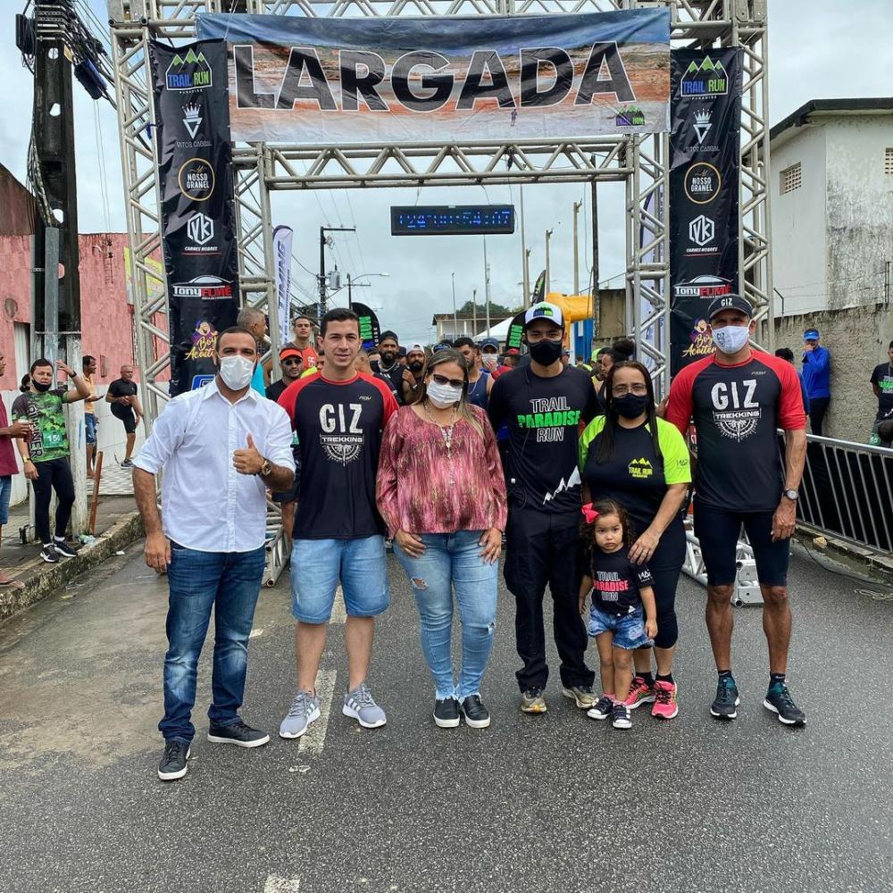 Secretária Joana D'ark acompanhou o evento.