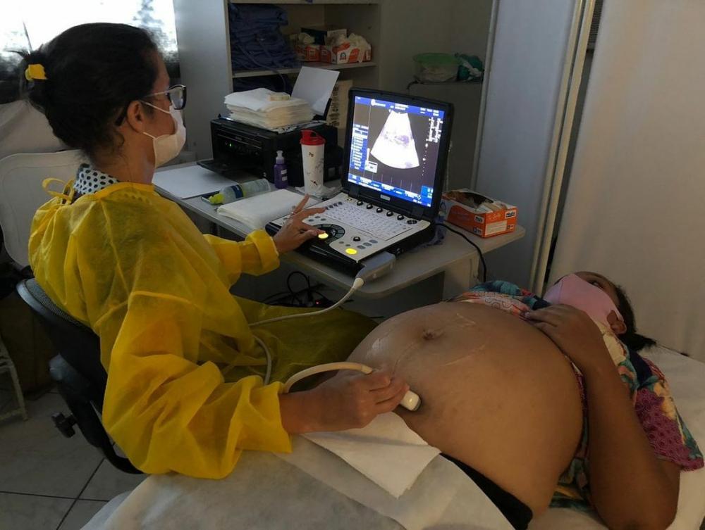 O primeiro dia de mutirão foi um grande sucesso, com 150 exames realizados.