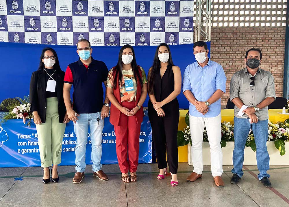 Vereadores presentes na 12ª Conferência Municipal de Assistência Social.