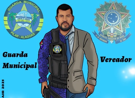 Marcos Rebollo é vereador e também guarda municipal.