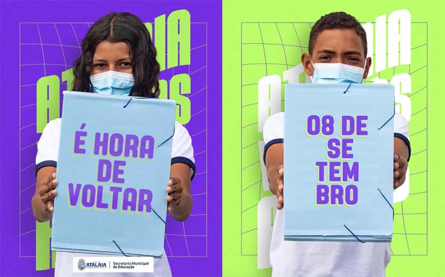 Prefeitura anunciou volta às aulas na rede municipal de Atalaia.