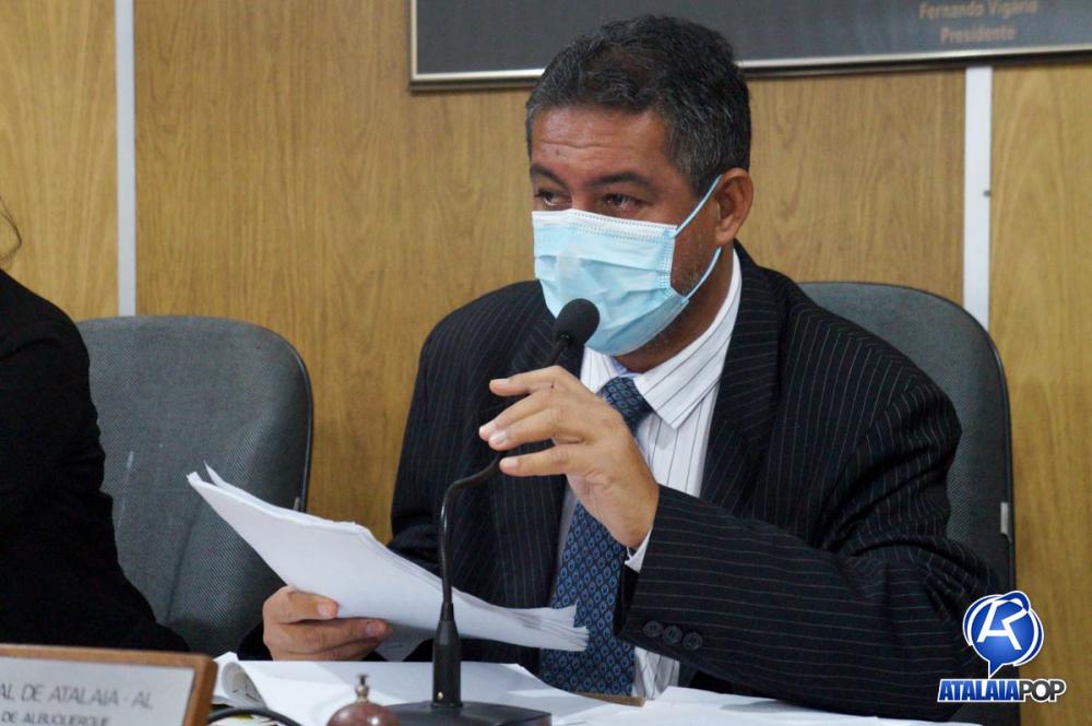 Vereador Cicinho (PSC), presidente da Câmara Municipal de Atalaia.