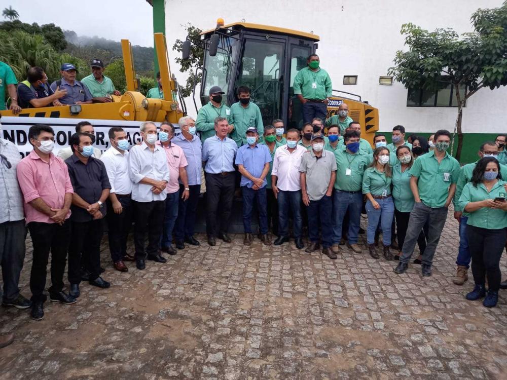 Maquina Patrol foi entregue pelo senador Fernando Collor.