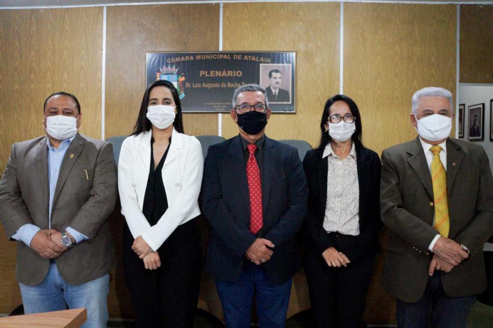 Vereadores de Capela e Pilar visitam a Câmara Municipal de Atalaia