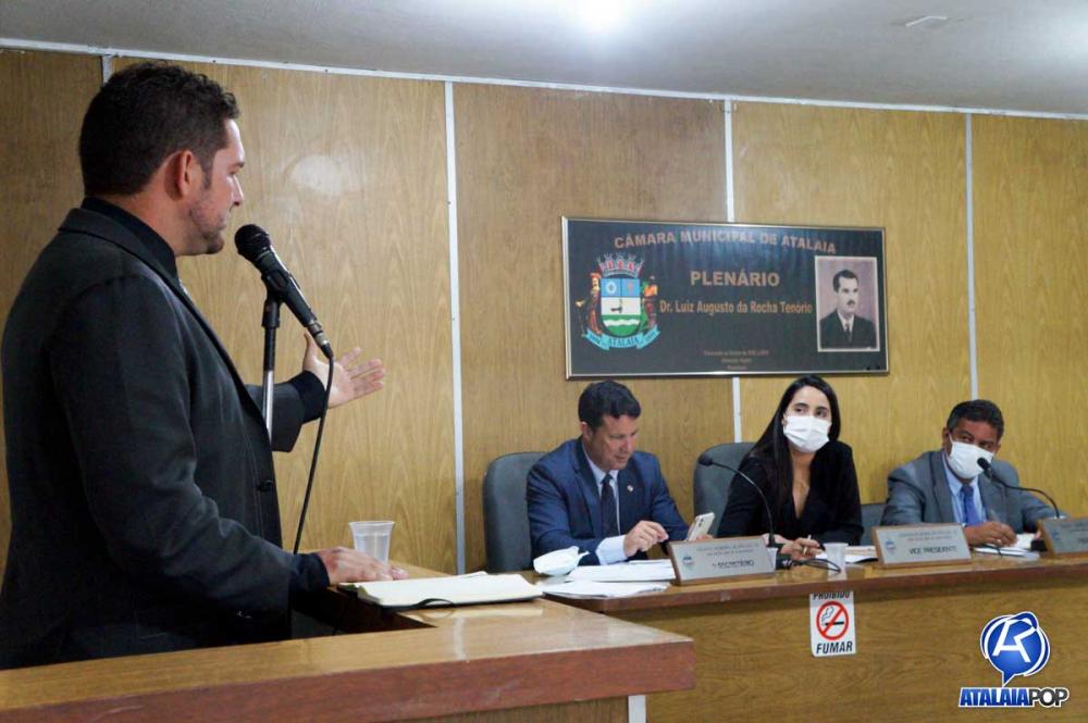 Sessão Ordinária da Câmara Municipal de Atalaia do dia 28 de setembro de 2021. 