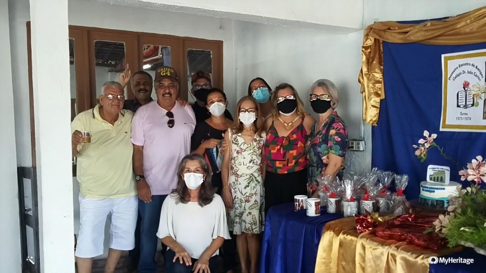 1º encontro da turma dos anos 1971-1974 do Colégio Dr. João Carlos.