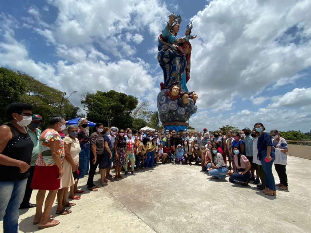 Grupo de Idosos do CRAS Atalaia visita o Santo Cruzeiro, em Pilar. Foto: Semas Atalaia