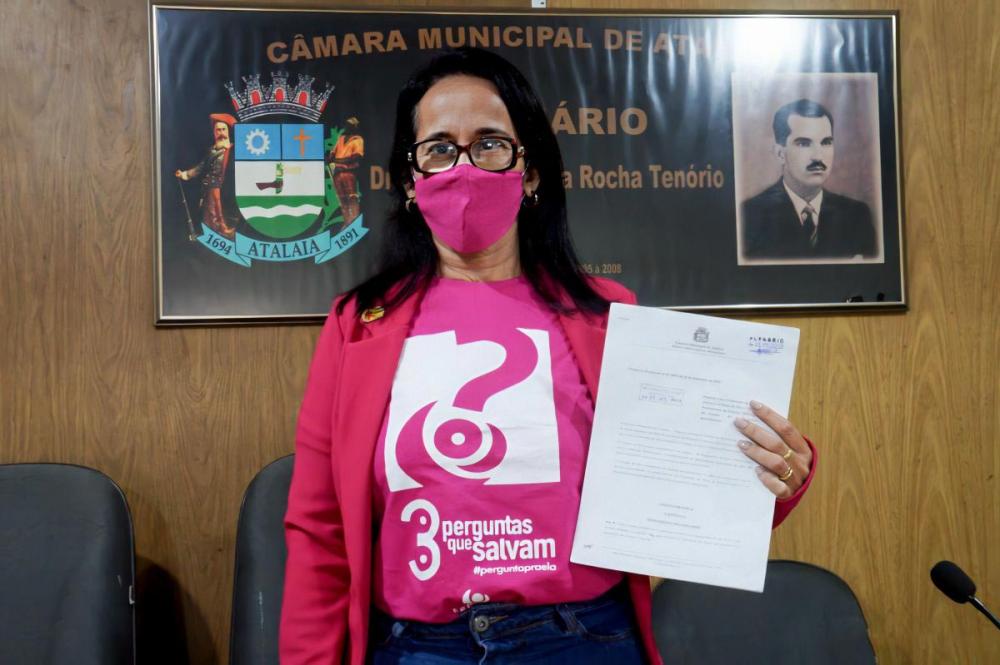 Vereadora Janaína do Cal (MDB).