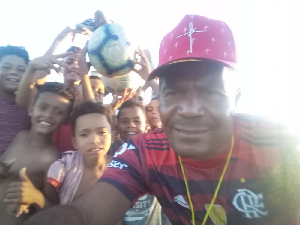 Projeto socioesportivo realizado no Distrito Branca.