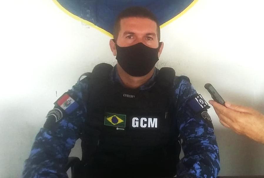 GCM Thyago Tenório, diretor da Guarda Civil Municipal de Atalaia. 