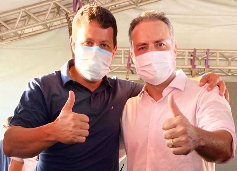 Vereador Anderson Medeiros e Governador Renan Filho.