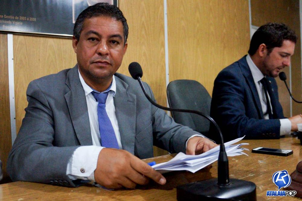 Vereador Cicinho Melo (PSC), presidente do Legislativo atalaiense.