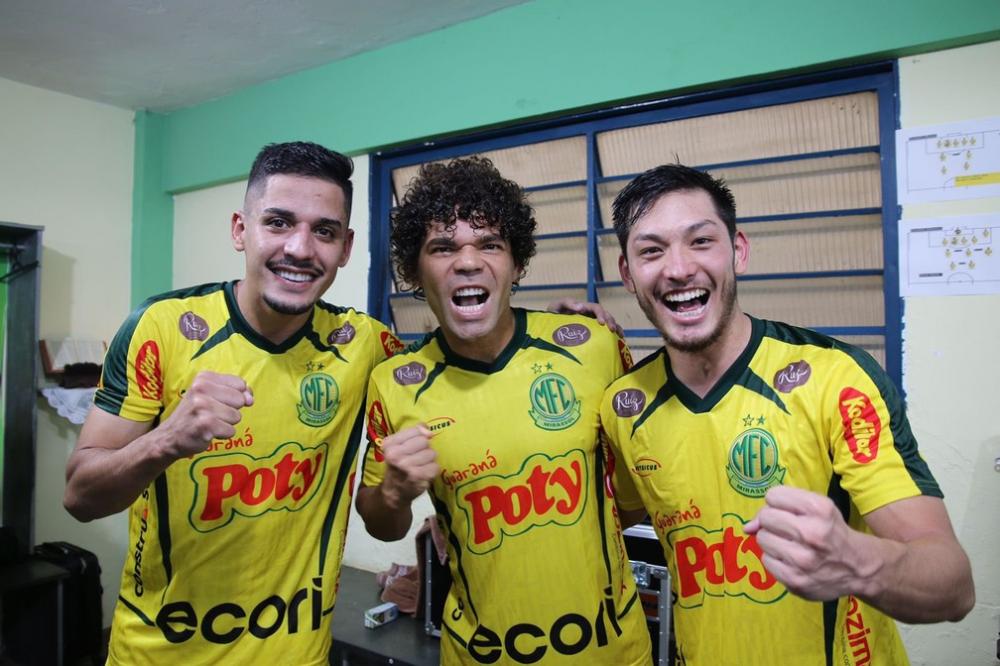 Neto Moura, Camilo e Oyama. Divulgação Mirassol.