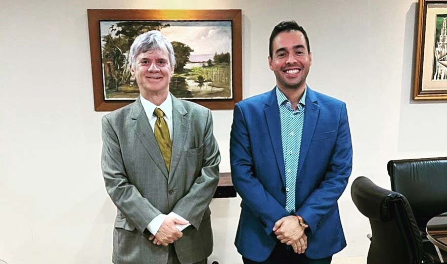 Governador Klever Loureiro e o procurador de Atalaia Dr. Márcio Júnior.