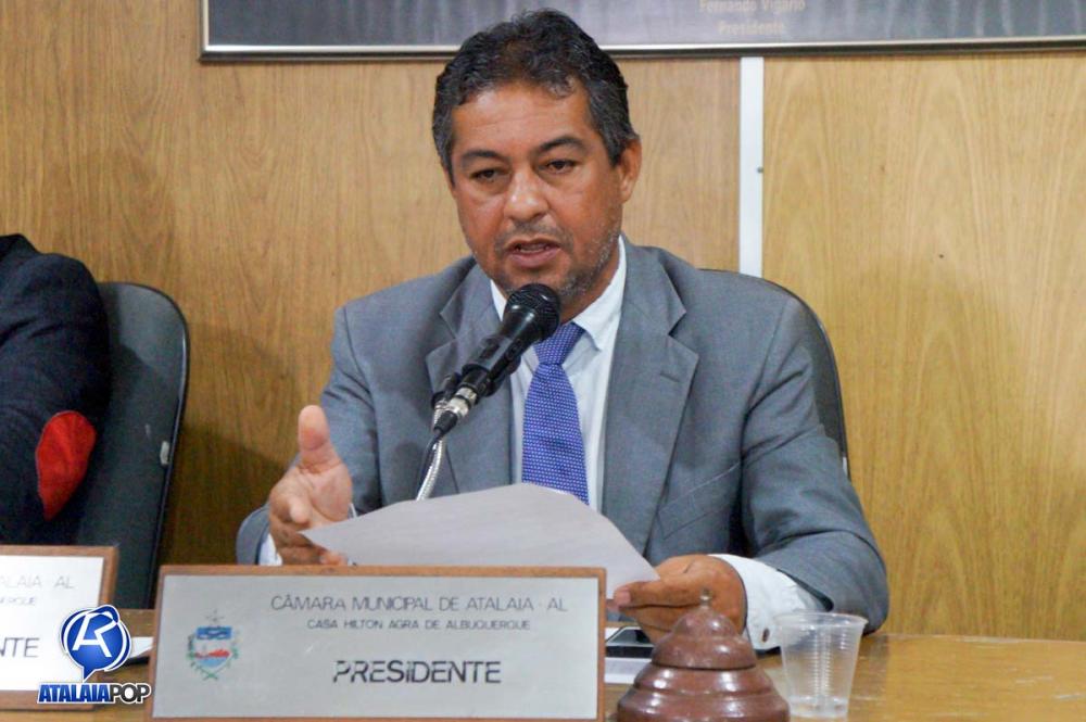 Vereador Cicinho Melo (PSC), presidente do Legislativo atalaiense.