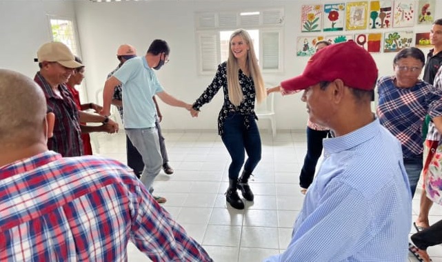 Prefeita prestigiou o Arraiá do CAPS.