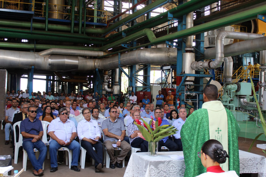 Cerimônia Religiosa marca o início da 4ª moagem da Copervales Agroindustrial.