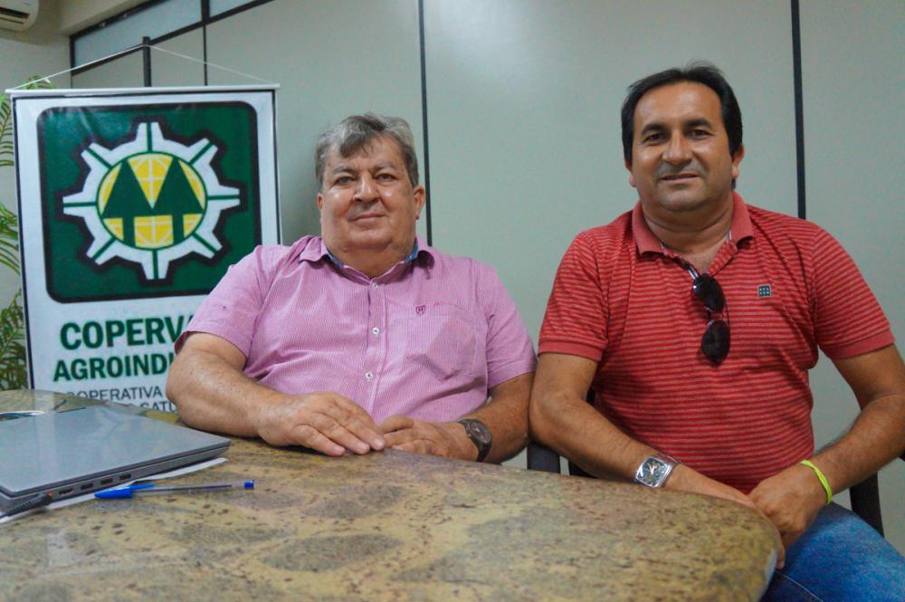 Diretor-presidente da Copevales, Túlio Tenório e o vereador Neto Acioli. 