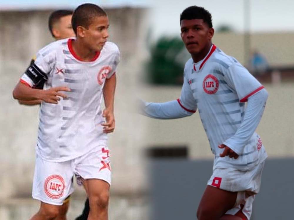 Renivaldo e Matheus em ação pelo Independente Atalaia.