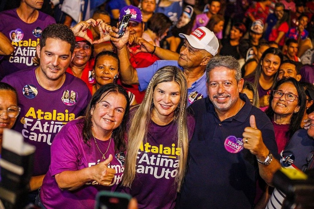 Fatima Canuto, Ceci Rocha e Arthur Lira.